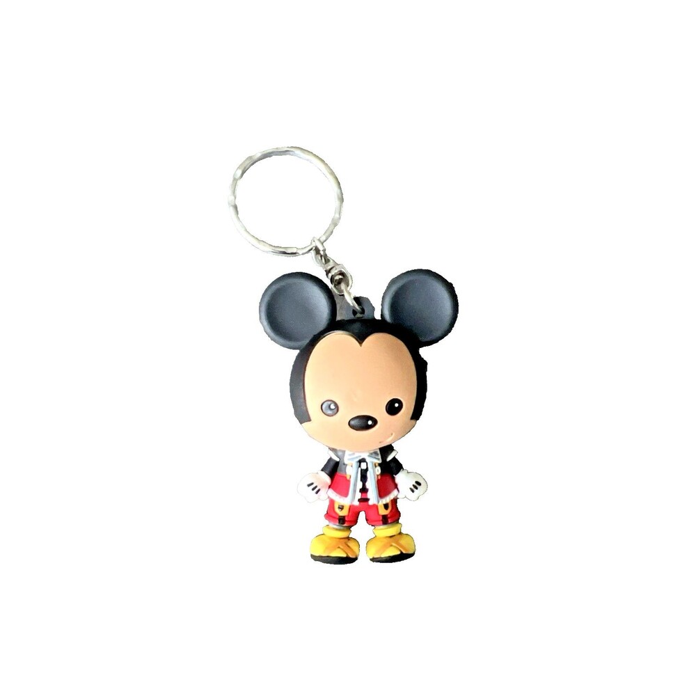 Kingdom Hearts Series 4 3D Monogram Figural  PVC Keychain - Mickey NWOT